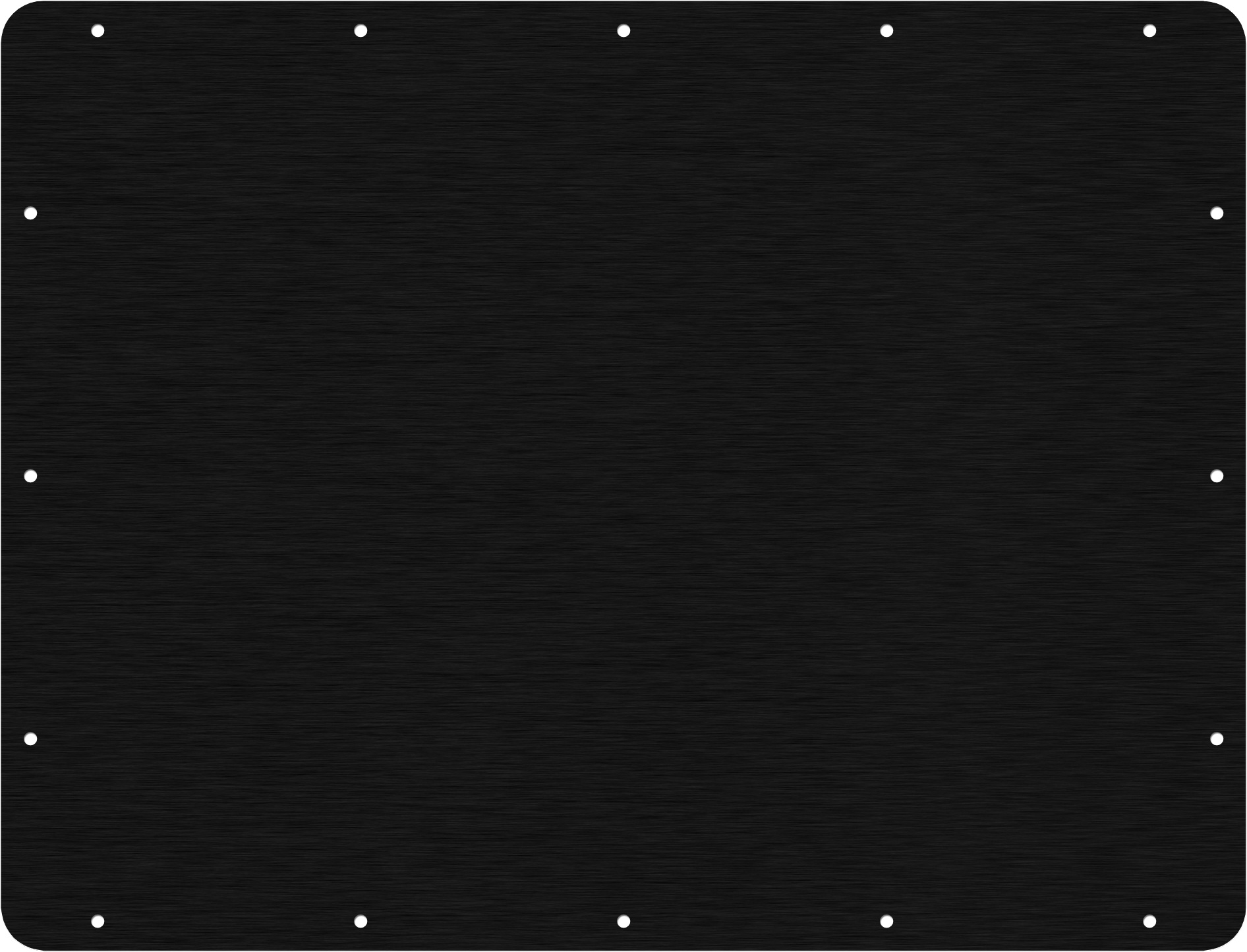 Black&nbsp;Anodized Aluminum Pelican 1550 Base Panel