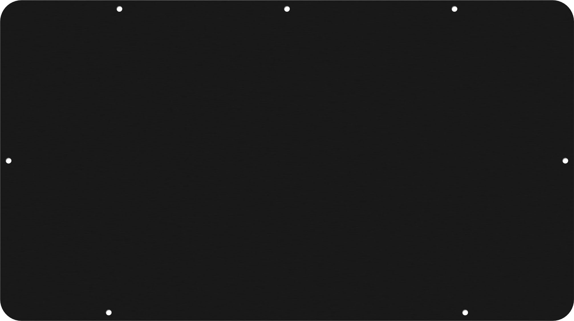Black&nbsp;Anodized Aluminum Pelican 1510 Base Panel