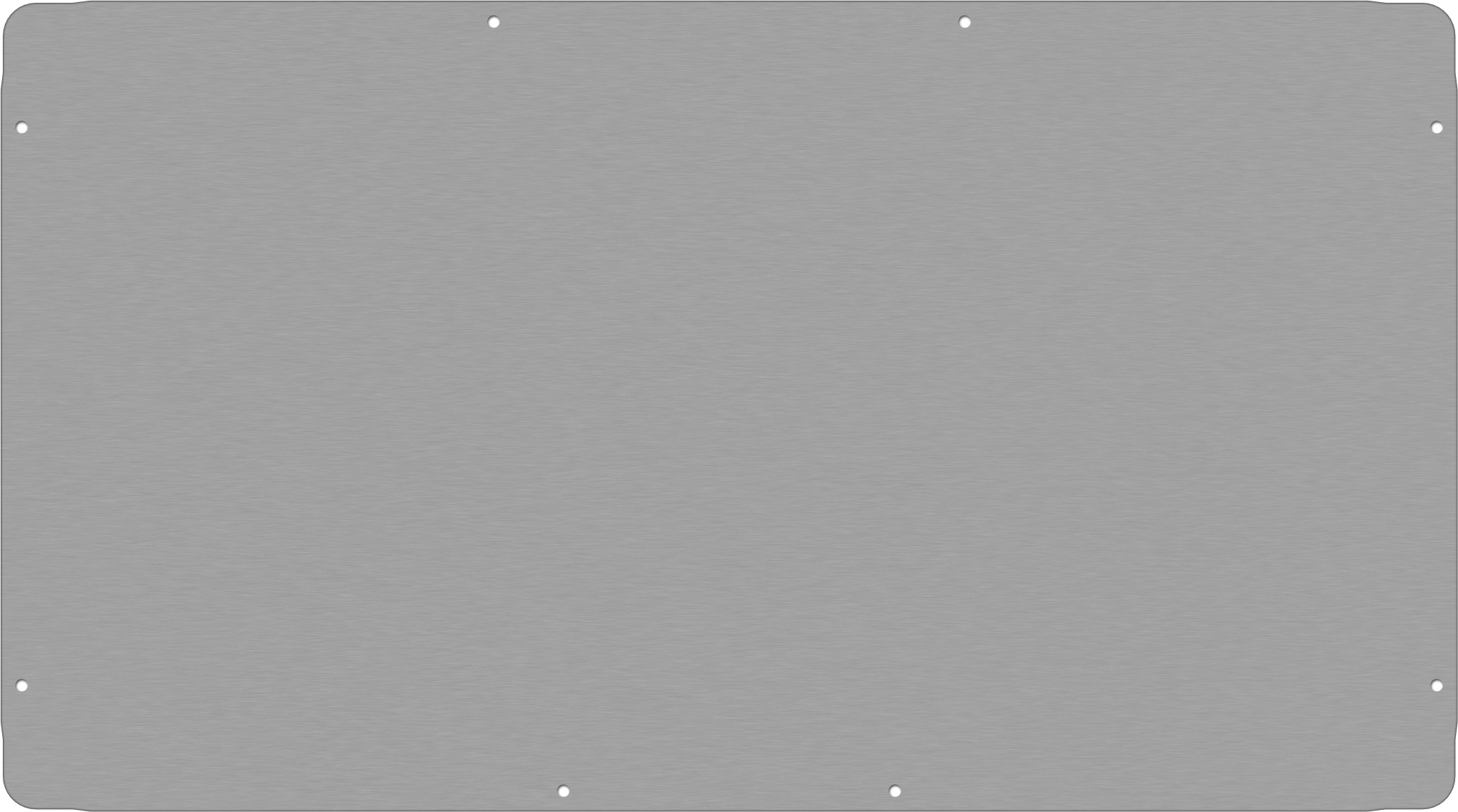 Clear&nbsp;Anodized Aluminum Pelican 1535 Base Panel