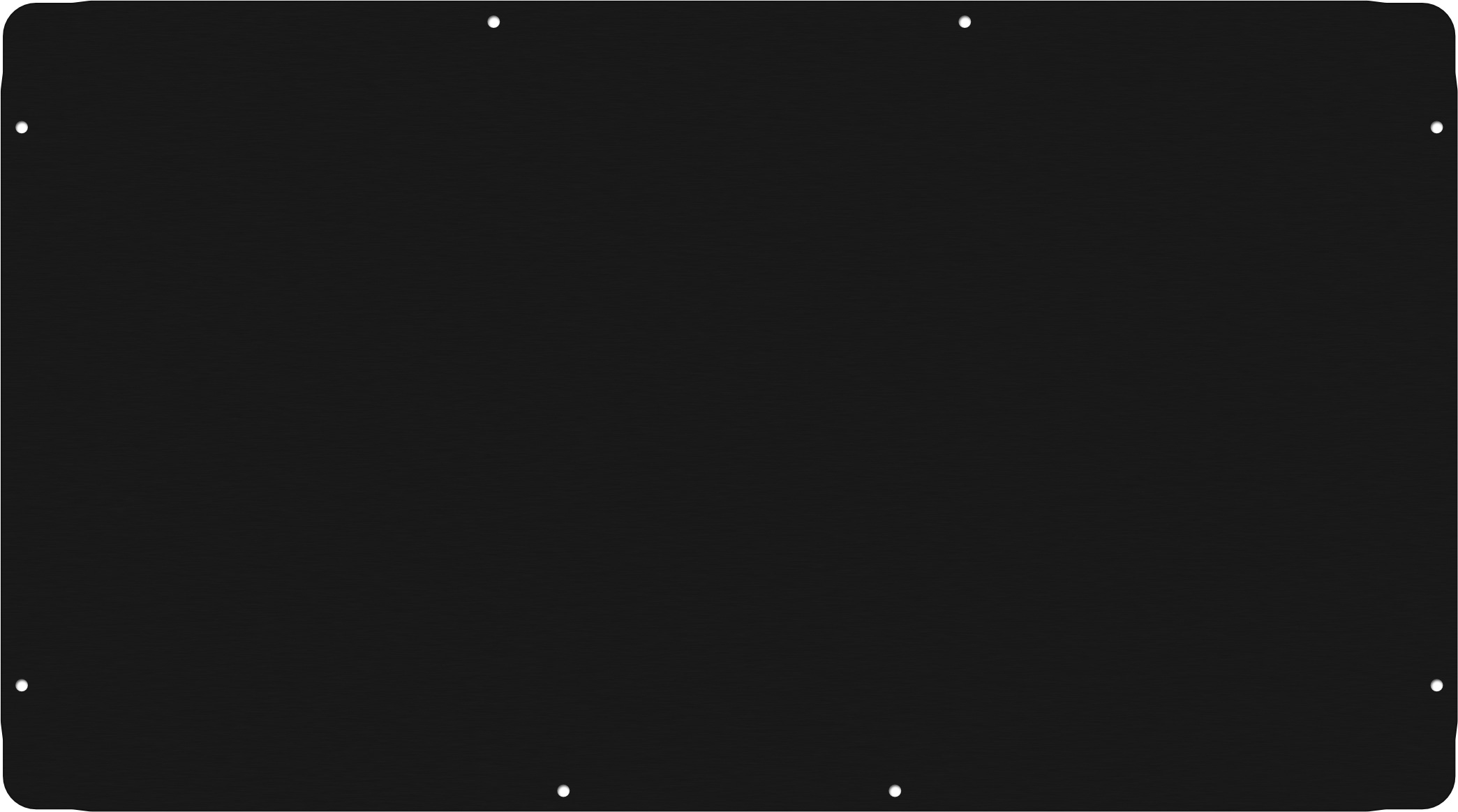 Black&nbsp;Anodized Aluminum Pelican 1535 Base Panel