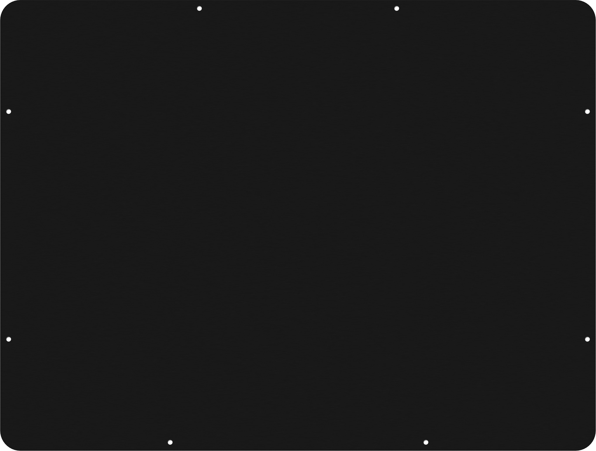 Black&nbsp;Anodized Aluminum Pelican 1560 Base Panel