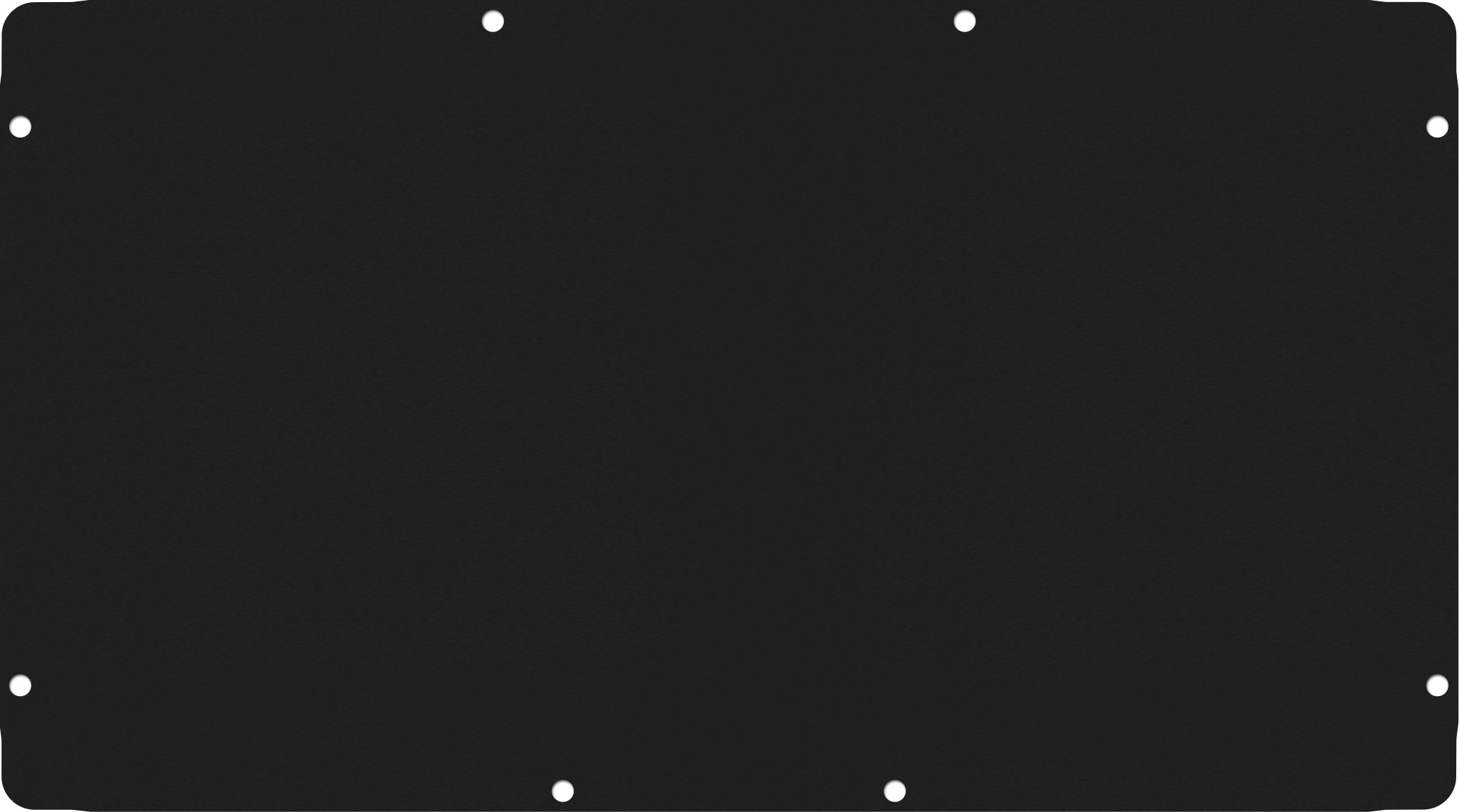 Black&nbsp;Anodized Aluminum Pelican 1525 Base Panel