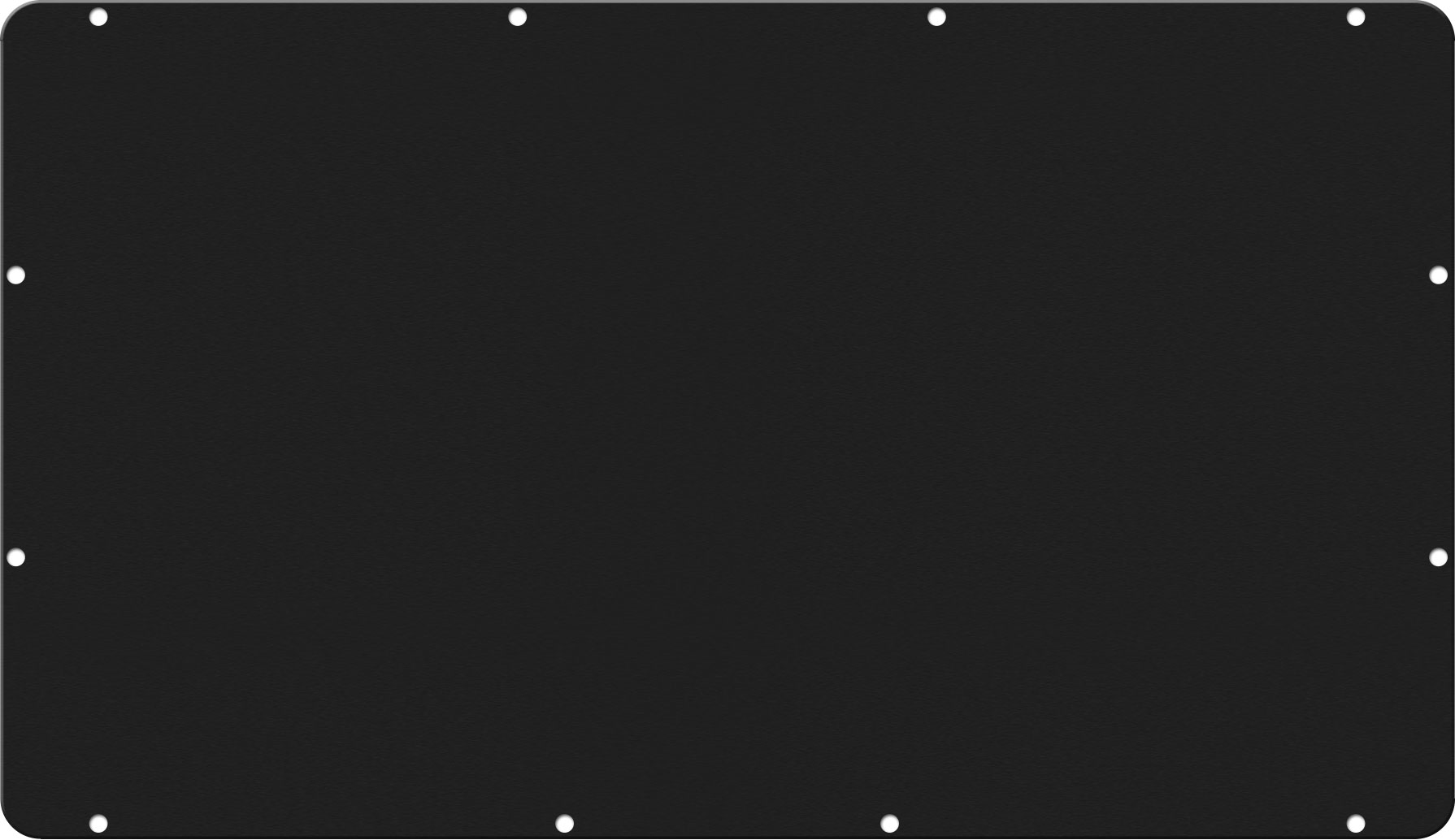 Black&nbsp;Anodized Aluminum Pelican 1485 Base Panel