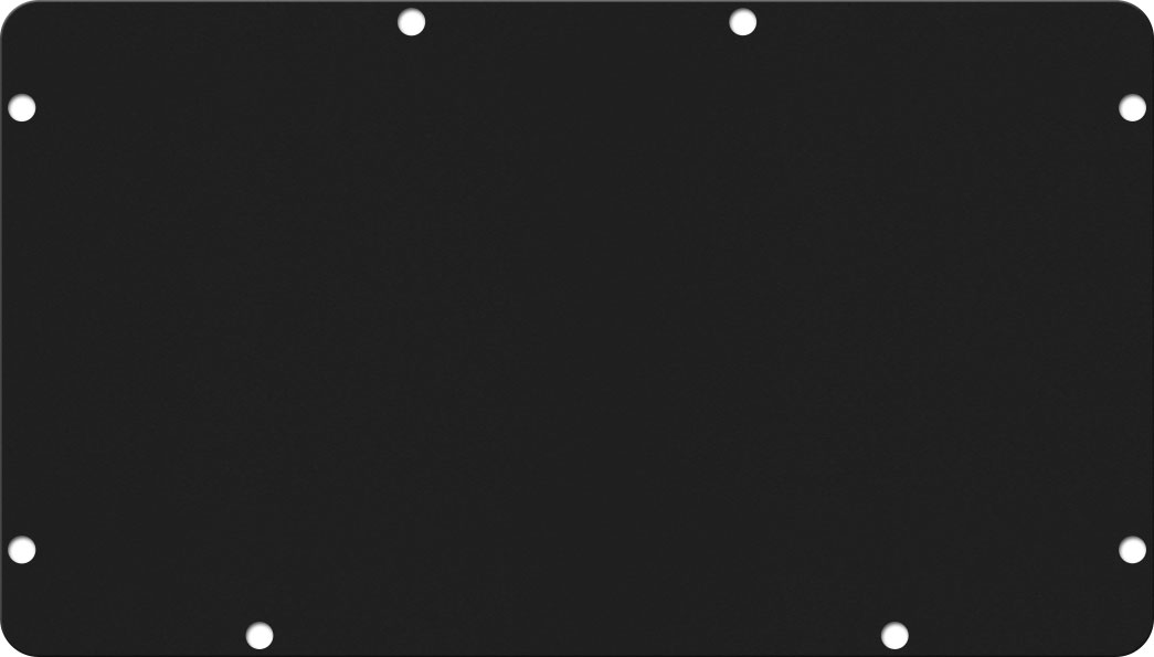 Black&nbsp;Anodized&nbsp;Aluminum Pelican 1170 Panel