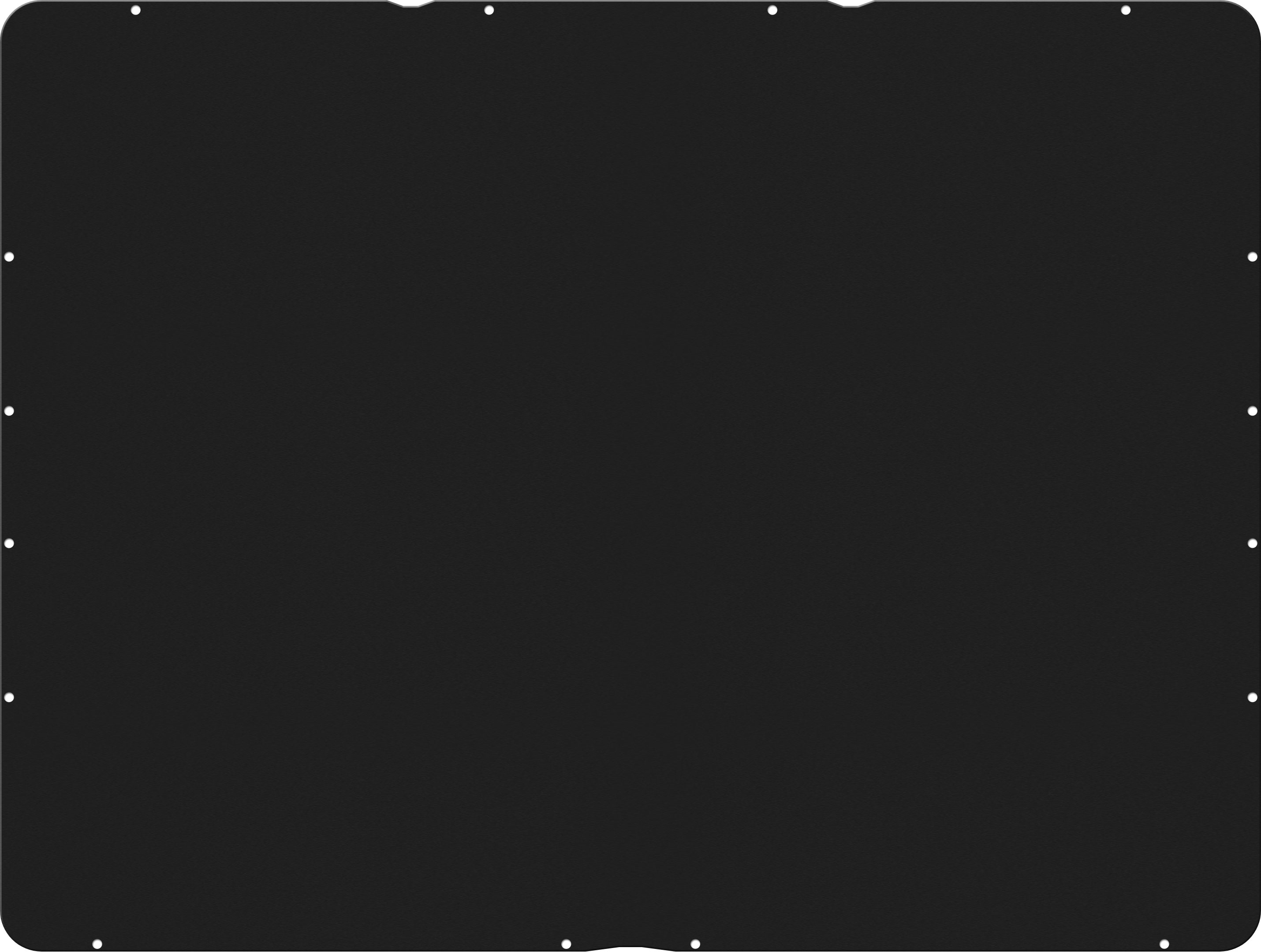 Black&nbsp;Anodized Aluminum Pelican 1630 Base Panel