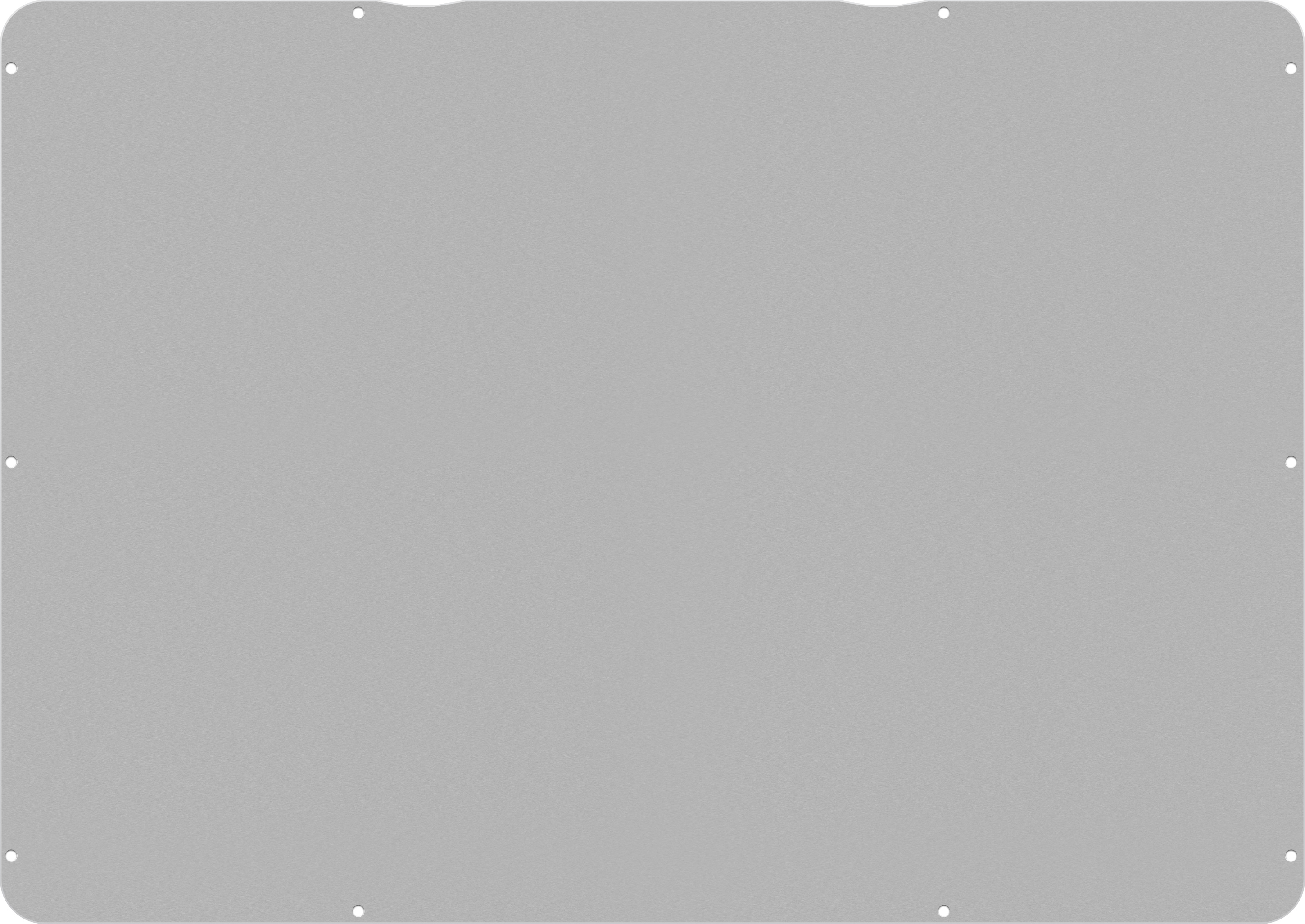 Clear&nbsp;Anodized Aluminum Pelican 1660 Base Panel