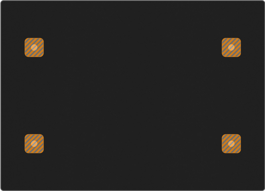 Black&nbsp;Anodized&nbsp;Aluminum Pelican 1400 Sub-Panel