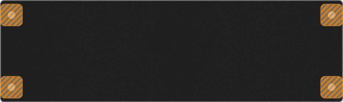 Black&nbsp;Anodized&nbsp;Aluminum Pelican 1430 Sub-Panel