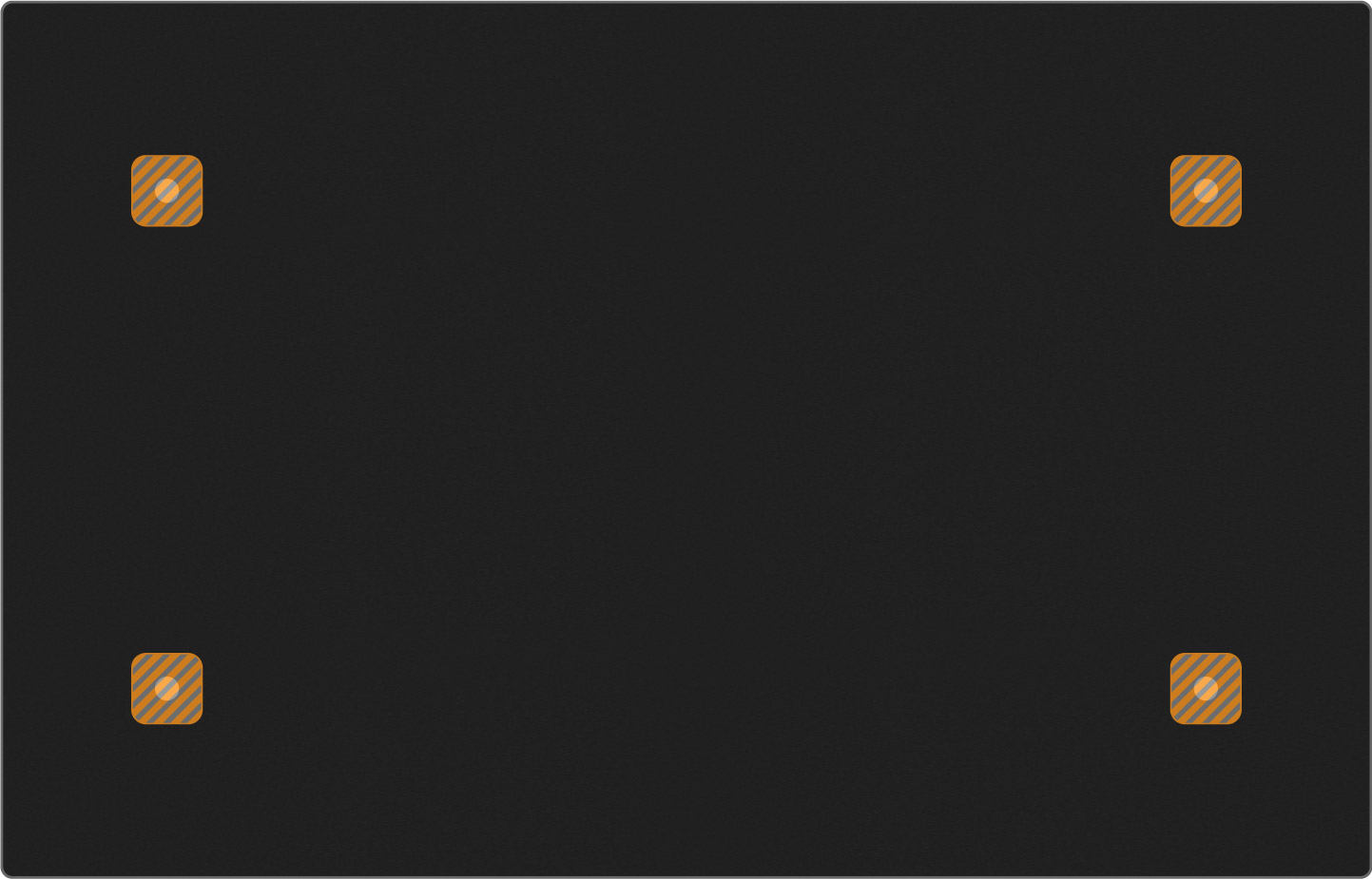 Black&nbsp;Anodized&nbsp;Aluminum Pelican 1470 Sub-Panel