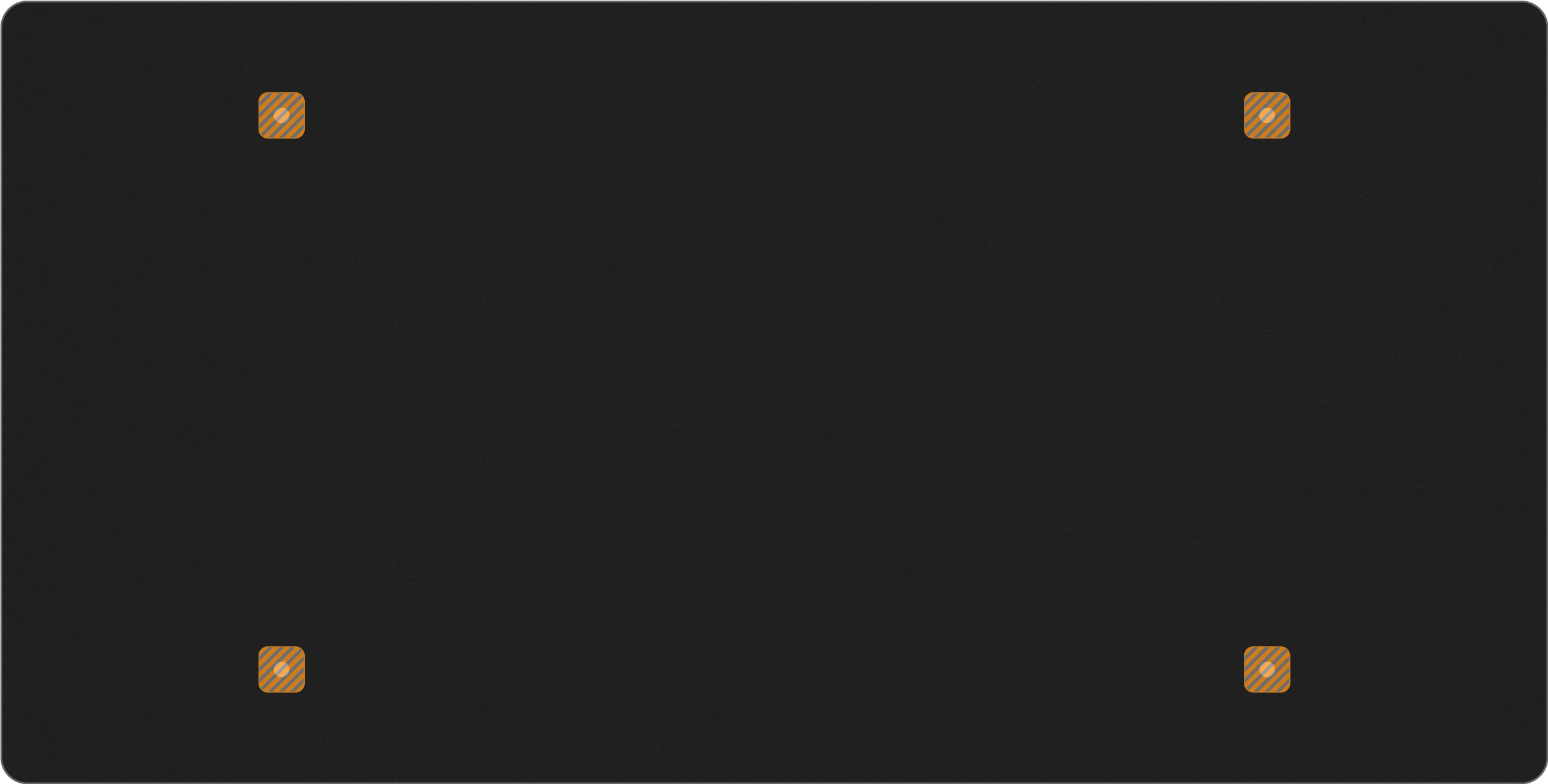 Black&nbsp;Anodized&nbsp;Aluminum Pelican 1605 Sub-Panel