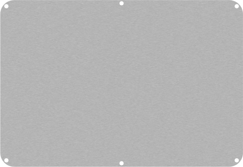 Clear&nbsp;Anodized Aluminum Seahorse SE120 Lid Panel