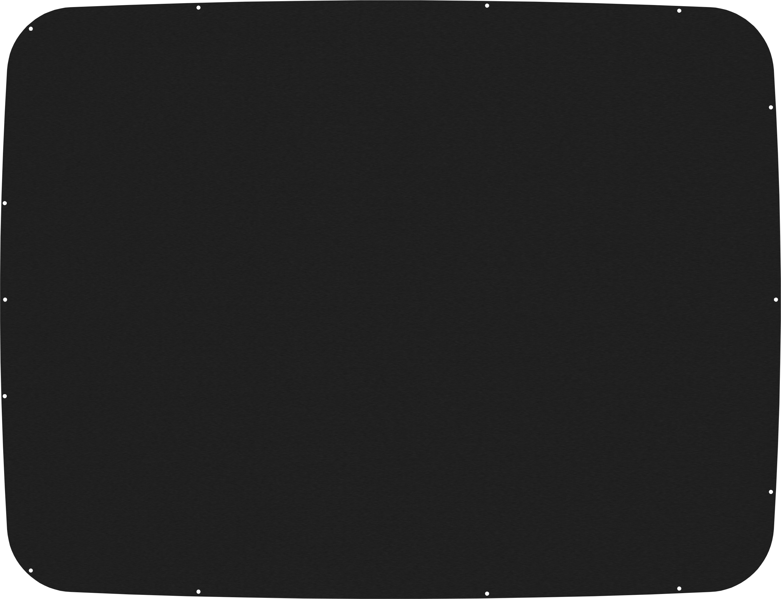 Black&nbsp;Anodized Aluminum Seahorse SE1220 Lid Panel
