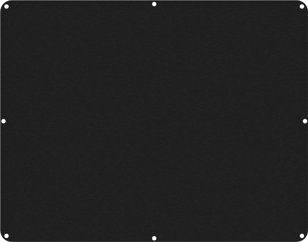 Black&nbsp;Anodized Aluminum Seahorse SE300 Lid Panel