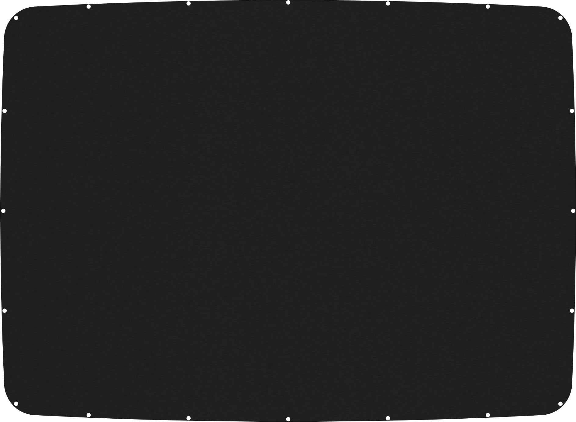 Black&nbsp;Anodized Aluminum Seahorse SE710/720 Lid Panel