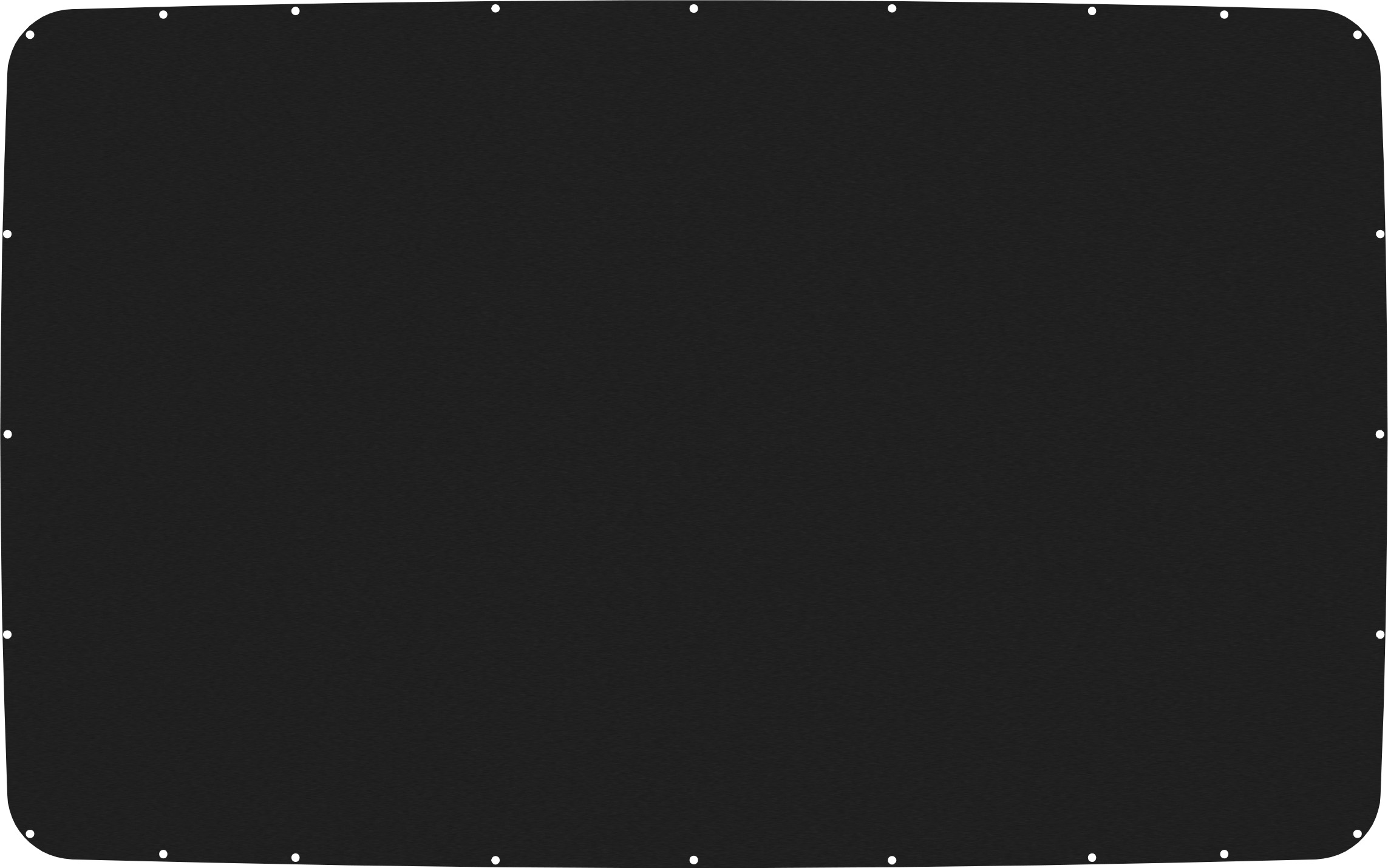 Black&nbsp;Anodized Aluminum Seahorse SE920 Lid Panel