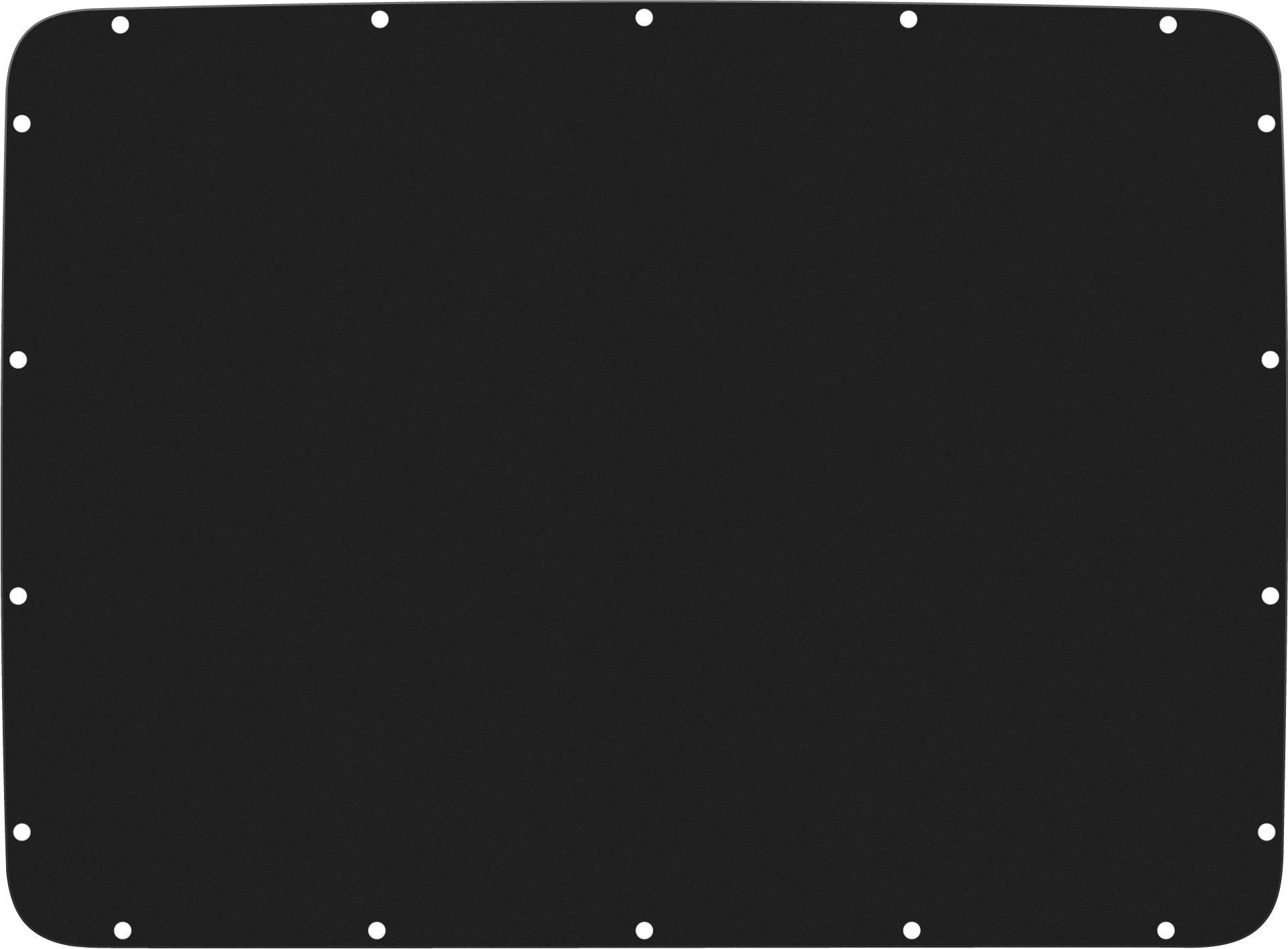 Black&nbsp;Anodized&nbsp;Aluminum Pelican 1505 Lid Panel