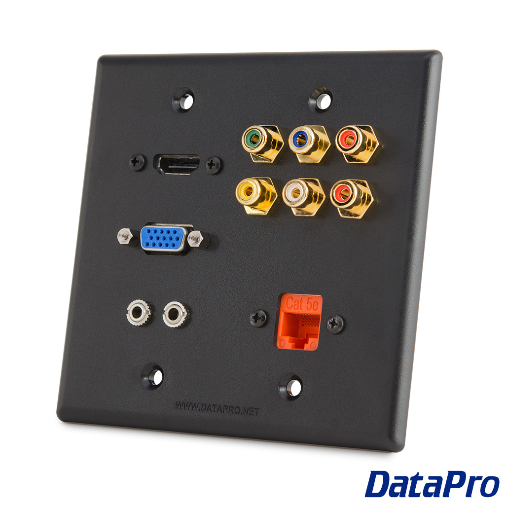 Custom Wall Plates & Panel-Mount Cables